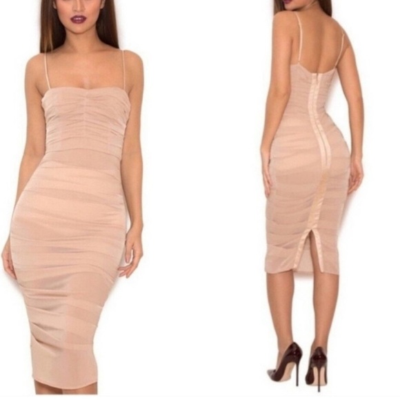 House of CB Dresses & Skirts - House of CB Nude Maxi Dress